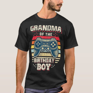 T-shirt Grand-mère de l'Anniversaire Jeu Vidéo de jumelage