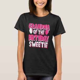 T-shirt Grand-Mère De L'Anniversaire Sweetie Girl Party