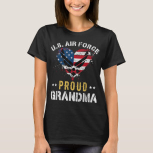 T-shirt Grand-mère de l'armée de l'air américaine Drapeau