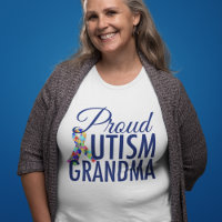 Grand-mère de l'autisme fier