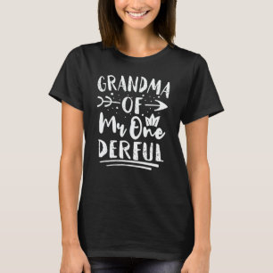 T-shirt Grand-mère de M. Onederful 1st Birthday Matching