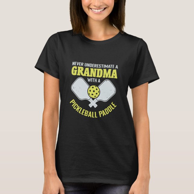 T-shirt Grand-mère de Pickleball (Devant)