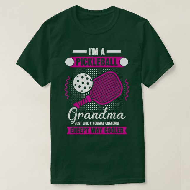 T-shirt Grand-Mère De Pickleball Comme Une Grand-Mère Norm (Design devant)