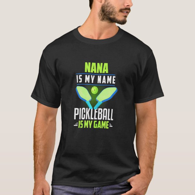 T-shirt Grand-mère de Pickleball féminin Chemise Nana Pick (Devant)