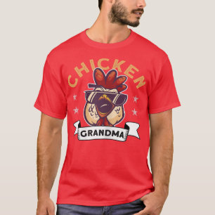 T-shirt Grand-mère de poulets - Coq d'éleveur Hen Chicke