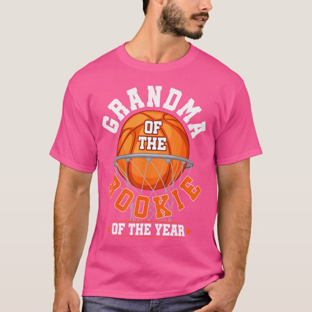 T-shirt Grand-Mère De Rookie 1Enième Famille De Basket-Bal (Devant)