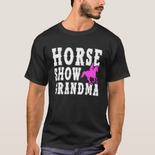 T-shirt Grand-mère de show équestre Grand-mère équestre