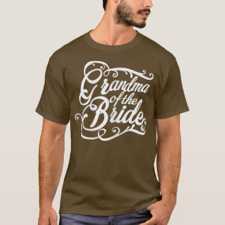 T-shirt Grand-Mère Des Femmes De La Grand-Mère De Mariée