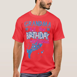 T-shirt Grand-Mère Des Filles De L'Anniversaire Famille De