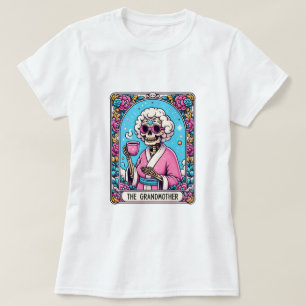 T-shirt Grand-mère Drôle Squelette Tarot