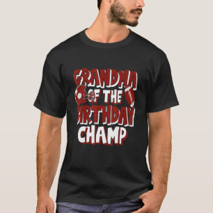 T-shirt Grand-Mère Du Champ Américain De Football Annivers
