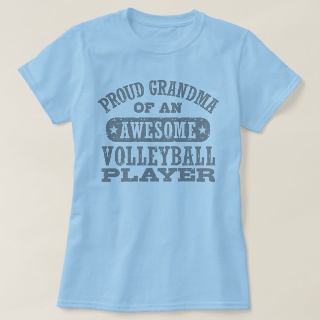 T-shirt Grand-mère du volley-ball (Design devant)