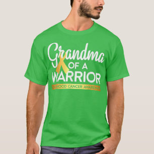 T-shirt Grand-Mère D'Un Guerrier Cancer De L'Enfance T Che