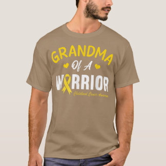 T-shirt Grand-Mère D'Un Héros De Guerrier Lauréate Du Canc