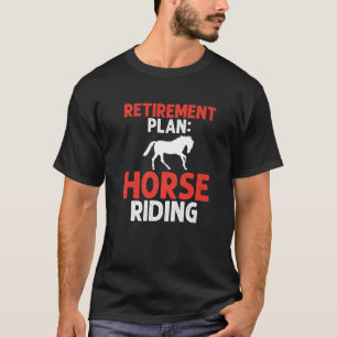 T-shirt Grand-mère équestre en plan de retraite