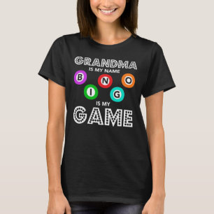 T-shirt Grand-mère est mon nom Bingo est mon jeu