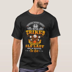 T-shirt Grand-Mère Et Grand-Père Du Triker Et Du Triage