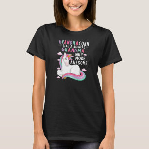 T-shirt Grand-Mère Femme Comme Une Grand-Mère Normale Seul