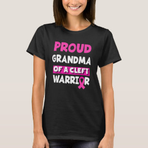 T-shirt Grand-Mère Fière D'Un Guerrier Gauche Lip & Palat