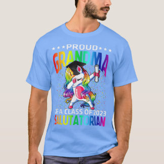 T-shirt Grand-Mère Fière D'Une Classe De 2023 Unic Salutat