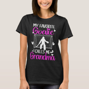 T-shirt Grand-mère gardienne de but de hockey sur gazon Gr