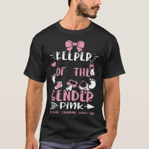 T-shirt Grand-Mère Gardienne Du Genre Rose Ou Ba Gran Ba