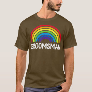 T-shirt Grand-mère Groom Mariage LGBT Pride Gay Bachelor P