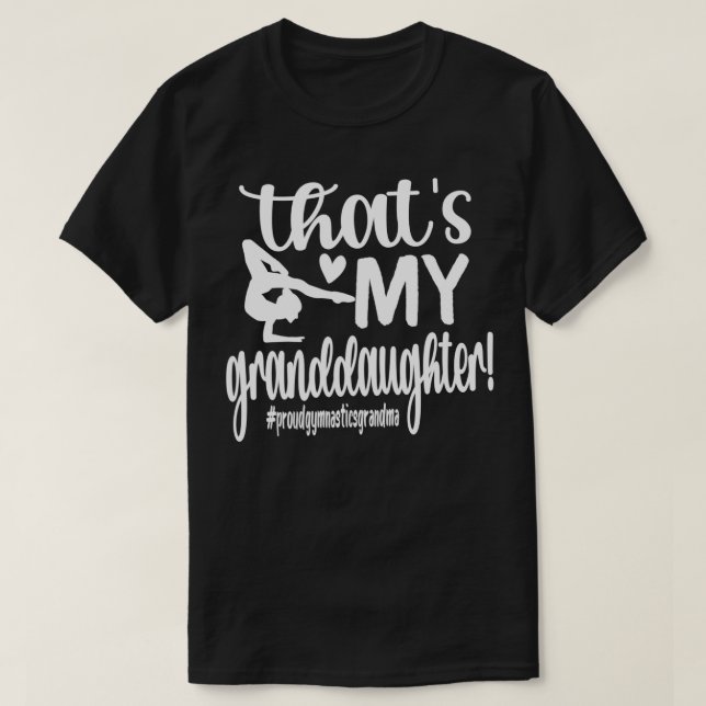 T-shirt Grand-Mère Gymnastique D'Une Grand-Mère Gymnastiqu (Design devant)