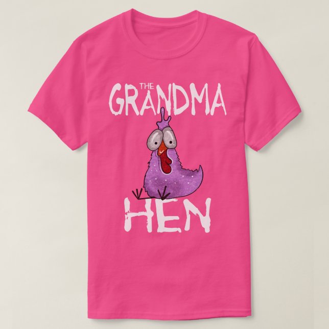 T-shirt Grand-mère Hen Chicken Maman Famille Partennerlook (Design devant)