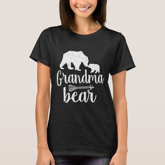 T-shirt Grand-mère Ours Fête des mères Cadeau (Devant)