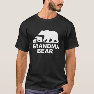 T-shirt Grand-mère ours mignonne maman ours mère's Day Cad