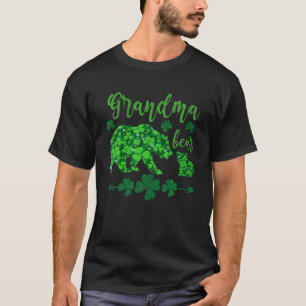 T-shirt Grand-mère ours Saint Patrick's Day - Da de Mère a