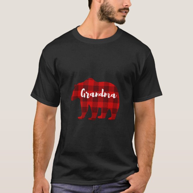 T-shirt Grand-mère Ours Vêtements Femmes Cadeau Grand-pare (Devant)