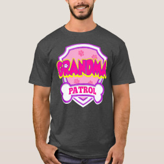 T-shirt Grand-mère Patrol Chien Drôle cadeau Anniversaire
