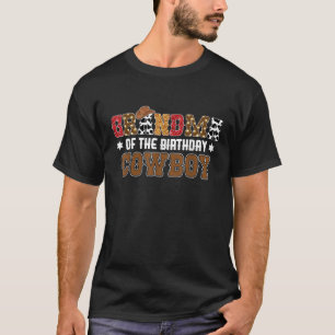 T-shirt Grand-mère Premier anniversaire Cowboy Western Rod