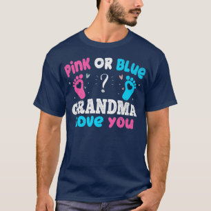 T-shirt Grand-mère rose ou bleu Aimez-vous Baby Party Genr