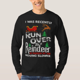 T-shirt Grand-Mère S'Est Fait Renverser Par Un Noël De Rin