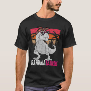 T-shirt Grand-mère T Rex Dinosaur Grand-mère Saurus Match