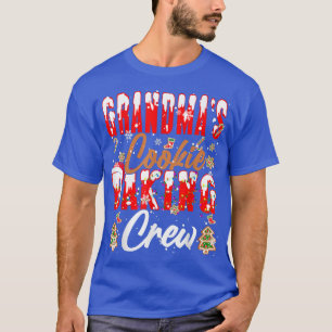 T-shirt Grand-mère's Cookie Baking Crew Xmas Père Noël Bak