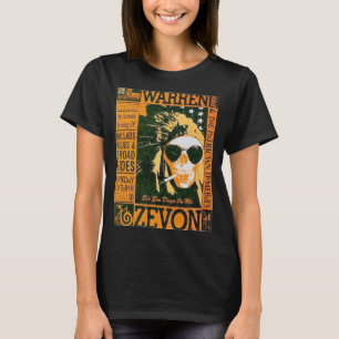 T-shirt Grand modèle Warren Art Zevon Cool graphique cadea