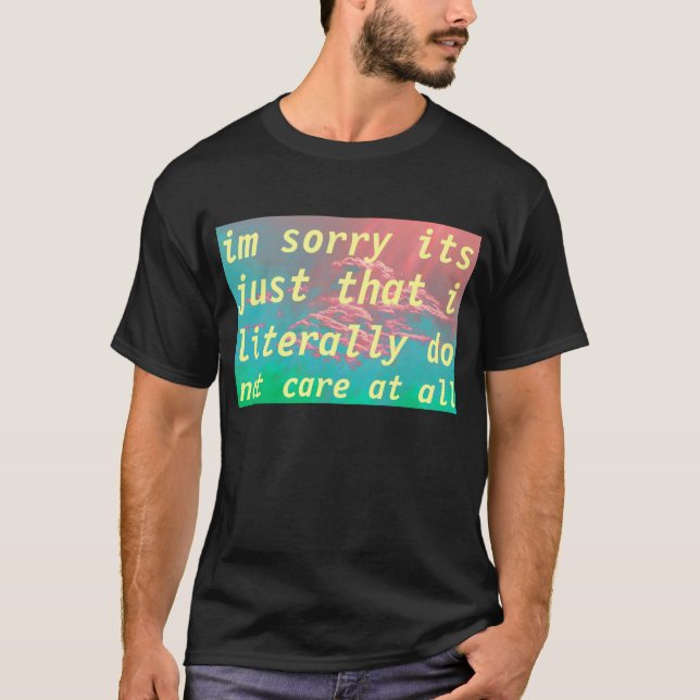 T-shirt grand ne vous inquiétez pas le ciel (Devant)