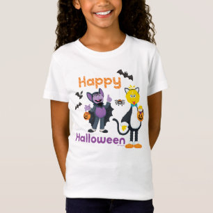 T-Shirt Grand oiseau et nombre Joyeux Halloween