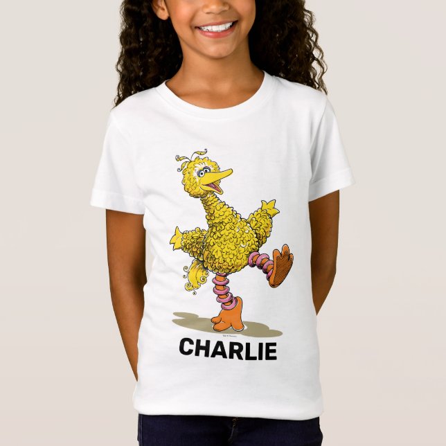 T-Shirt Grand oiseau Retro personnalisé (Devant)