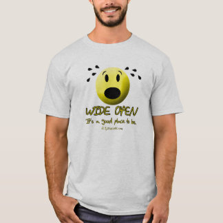 T-shirt grand ouvert de moto