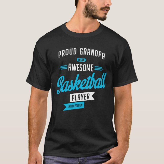 T-shirt Grand-pa Basketball fantastique (Devant)