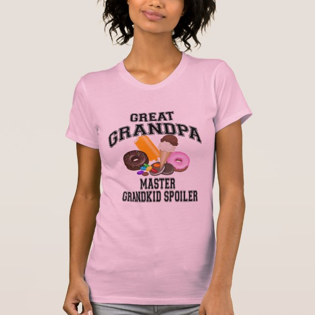 T-shirt Grand-papa de spoiler de Grandkid grand (Devant)