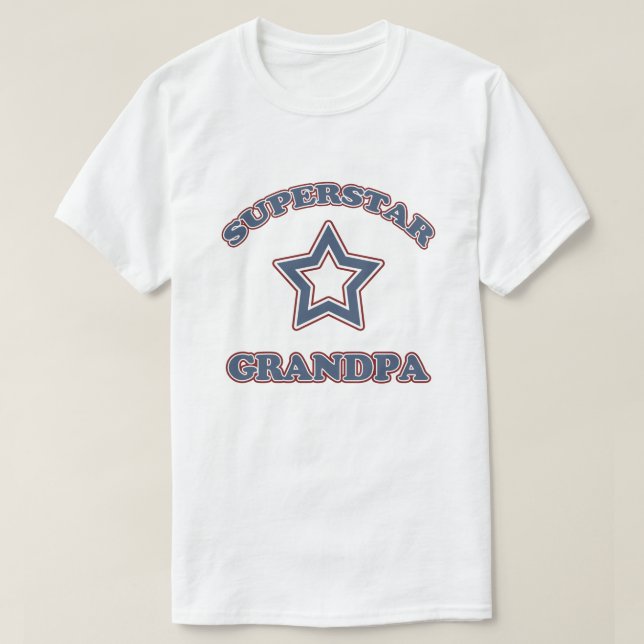 T-shirt Grand-papa de superstar (Design devant)
