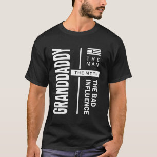 T-shirt Grand Papa L'Homme La Mauvaise Influence Père Cade