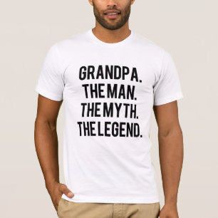 T-shirt Grand-papa l'homme le mythe l'énonciation drôle 