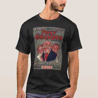 T-shirt Grand-papa rusé (noir)